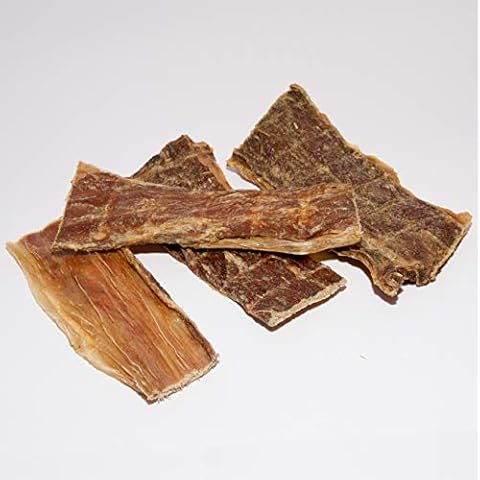 Warnicks Tierfutterservice 2 KG Rinderdörrfleisch - Schlundfleisch - Dörrfleisch - 2 x 1000g - Rinderschlund Cover