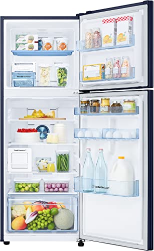 Image of Samsung 291L 2 Star Convertible 5 In 1 Curd Maestro Digital Inverter Frost-Free Double Door Refrigerator Appliance (RT34C4622UZ /HL,Midnight Blossom Blue