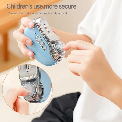Cortador de uñas eléctrico para niños y bebés con carga USB rápida 3