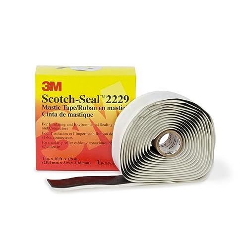 3M Scotch-Seal Mastic Tape Compound 2229, 3-3/4 in x 3-3/4 in, 10 Pads