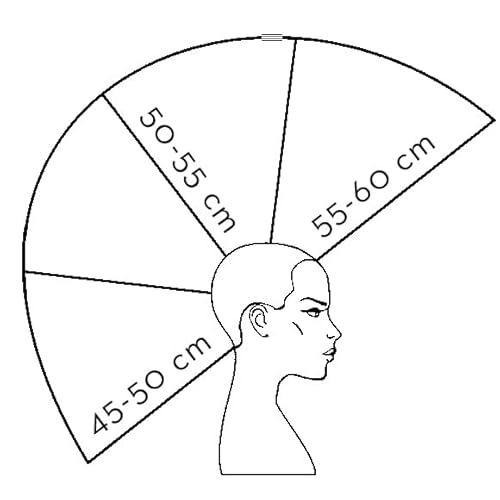 Foto von Frisierkopf Louisa - L'IMAGE - mit 60 cm Echthaar, mit Wimpern