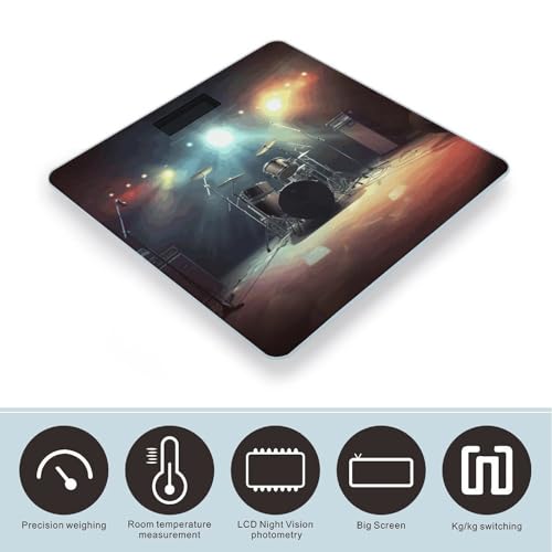Báscula Digital de Baño Precisa con Pantalla LCD 400 lb miniatura 3