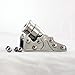 SUNNYHILL Stainless Steel Mini Cannon Civil War Mortar Model with Steel Balls