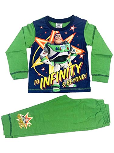 Pyjama 100% officiel Toy Story Buzz Lightyear pour garçon Tailles 18 mois à 5 ans - Blanc - X-Small Cover