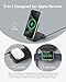 Anker MagGo 3 in 1 iPhone 17 Charging Station, MagSafe-Compatible Wireless Charger Stand, Qi2 Certified 15W Foldable Charger for iPhone 17/16/15/14/13/12, AirPods, Apple Watch Ultra(Adapter Included)