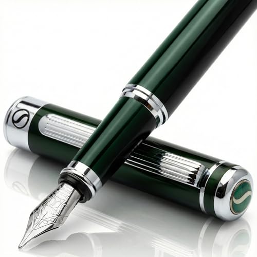 Scriveiner British Racing Green Fountain Pen - Stunning...