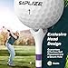 SAPLIZE Upgraded 4-Prong Plastic Golf Tees, Pack of 200 (1-1/2