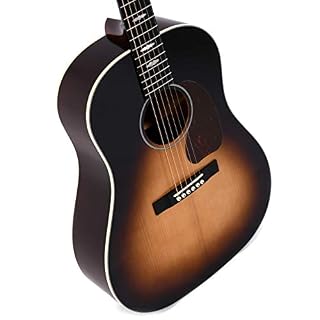 Sigma SJM-SG45 – Guitare acoustique Dreadnought slope shoulder – Sunburst brillant (+ soft case) - Les Beatles, Paul McCartney, John Lennon, RIngo Starr, George Harrison Sigma SJM-SG45 - Guitare acoustique Dreadnought slope shoulder - Sunburst brillant (+ soft case) – Image 2