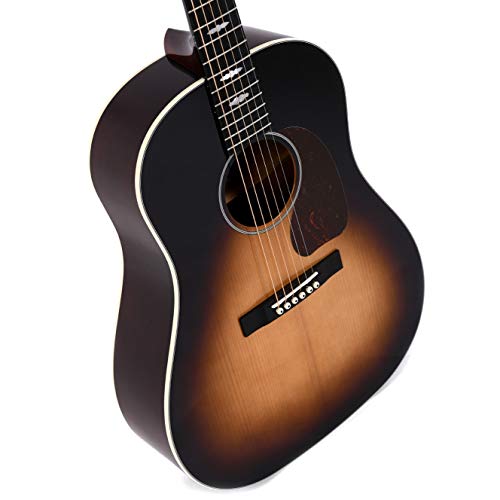 Sigma SJM-SG45 – Guitare acoustique Dreadnought slope shoulder – Sunburst brillant (+ soft case) - Les Beatles, Paul McCartney, John Lennon, RIngo Starr, George Harrison Sigma SJM-SG45 - Guitare acoustique Dreadnought slope shoulder - Sunburst brillant (+ soft case) – Image 3