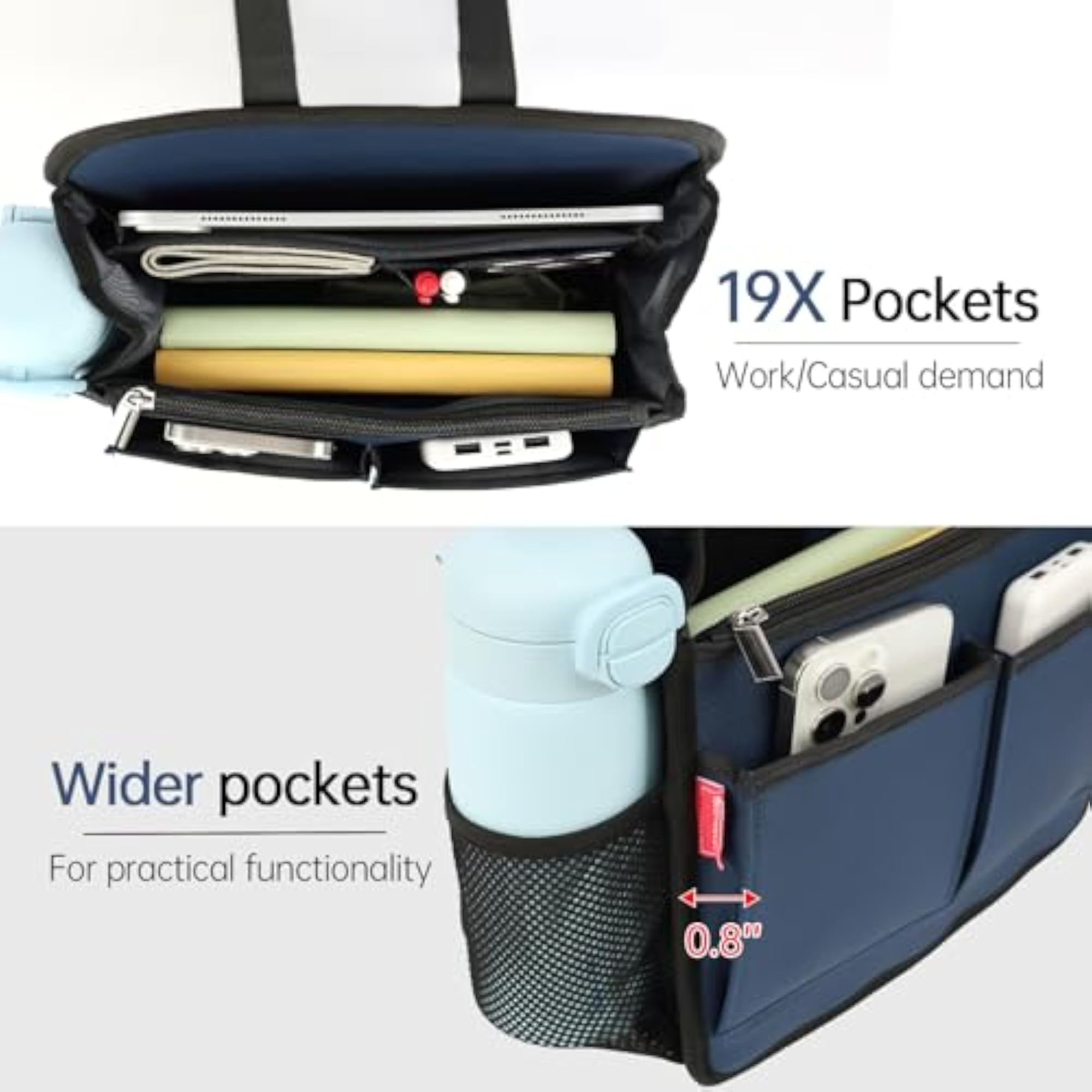 Backpack Organizer Insert for Casual College Computer Laptop Bookbag