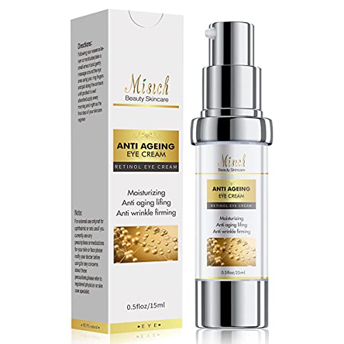 Anti-Aging Eye Cream, Eye Cream for Dark Circles Wrinkles Puffiness and Bags Eyes, â€“Best Eye Cream with Vitamin C, Hyaluronic Acid Anti Wrinkle Eye Cream for Wrinkles, Crows feet, Puffy Eyes