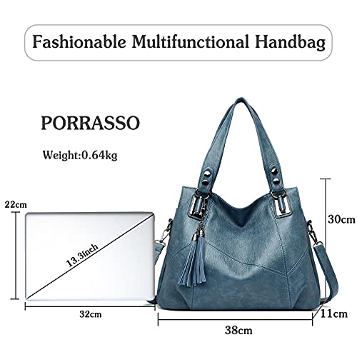 Image of Women's Fashion Handbag Shoulder Bag Hobo Bag Large Messenger Bag PU Leather Travel Work Dating Tote