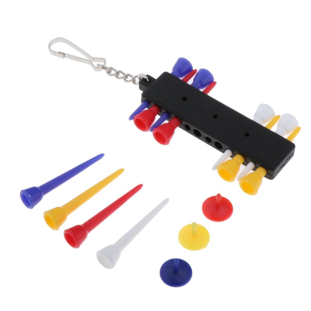 Calandis Portable Golf Tee Holder Carrier with 12pcs Tees & 3 Ball Markers Belt Clip (B09ZP7XKZ2) Amazon Price History, Amazon Price Tracker