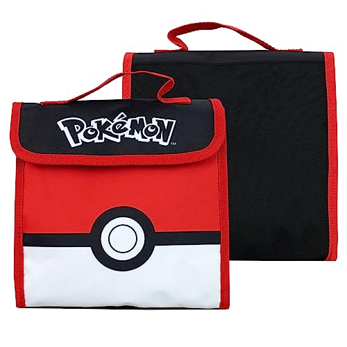 Pokémon Schulranzen 4-teiliges Set | Kinder Rucksack und Lunch Bag Set mit Federmäppchen und Trinkflasche | Kinderrucksäcke | Offizielles Merchandise