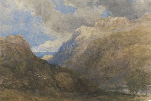 Art Tableau Penmanmawr de David Cox pour sublimer l'ambiance de votre salon cocooning