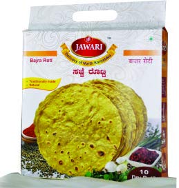 gfi JAWARI BAJRA ROTTI Soft Fluffy Rotis | Chakki Ground Pearl Millet Flour | Naturally Gluten Free