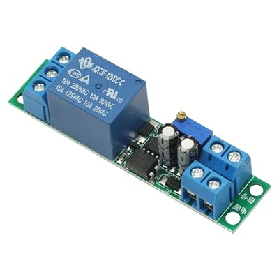 2Pcs DC 12V Timer Relay Adjustable Signal Trigger Timing Timer Delay Turn Off Delay Timer Switch Automatic Start with Optocoupler