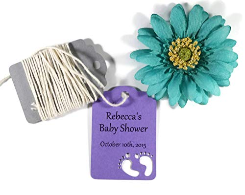 personalized baby shower tags