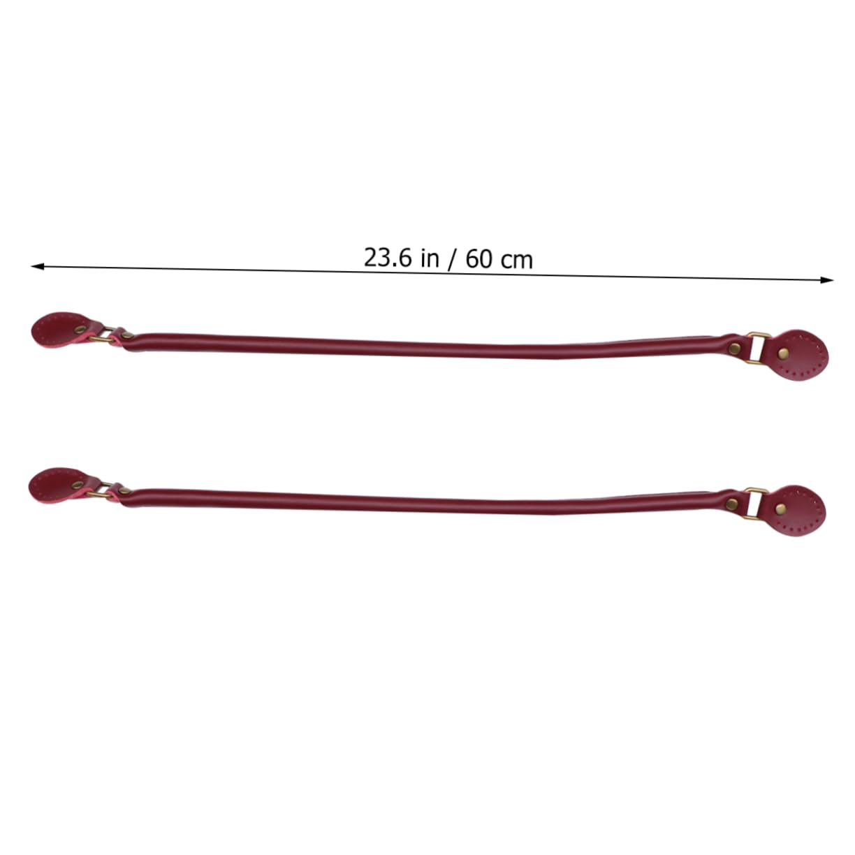 Asa de Bolso de Cuero de 60cm, 1 Par, Correa de Repuesto
