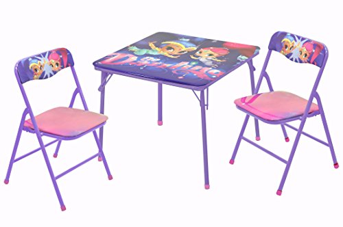 Idea Nuova Character Shop Nickelodeon Shimmer and Shine 3 Piece Table and Chair Set
