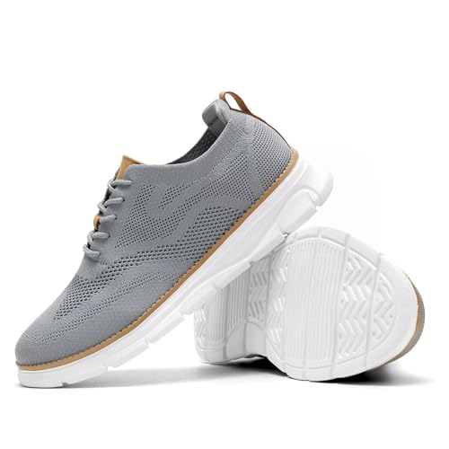 Image of Men's Oxfords Business Shoes Fashion Mesh Casual Dress Walking Sneakers Comfortable Lightweight Soft Sole