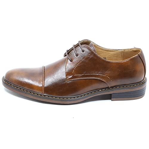 Metrocharm MC114 Men's Lace Up Cap Toe Classic Dress Shoe2