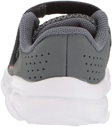 Under Armour Baby Boys Assert 9 Alternate Closure Sneaker, (102) Pitch Gray/Chestnut Red/Bolt Red, 10 Infant | Image 2