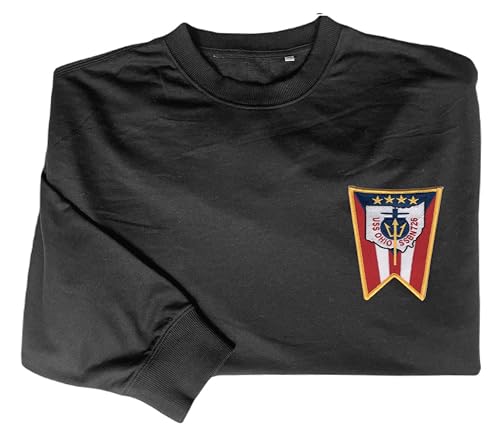 Ssbn 726 uss ohio embroidered shirt Black2