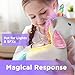 iPlay, iLearn Plush Magic Unicorn Toy W/Remote Control Fairy Magical Wand, Girl Music Unicorn Stuffed Animal W/LED Light Sound, Interactive Birthday Gift 18 24 Month Baby Toddler 2 3 4 5 6 7 Year Kid