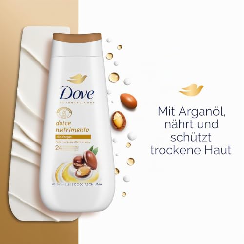 Dove Süßes Nährendes Duschgel, feuchtigkeitsspendendes Duschgel, milde Formel auf dem Hautmikrobiom… – Ansicht 3
