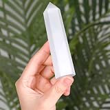 ZHIYUXI 3.7-4' Selenite Crystal Tower...