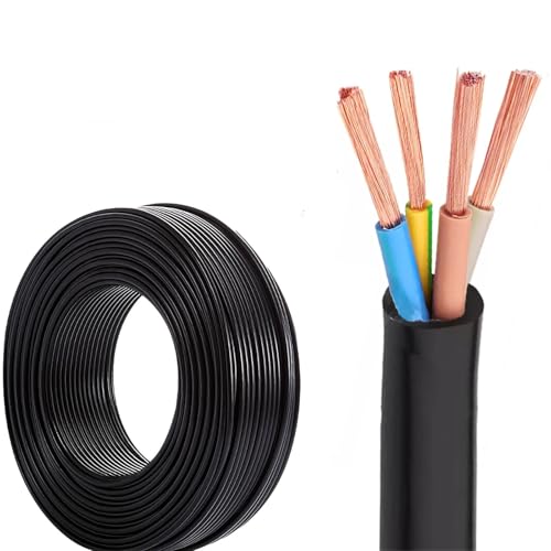 Câble de pompe JHS étanche 4 conducteurs en cuivre de 4mm² et longueur de 30ft