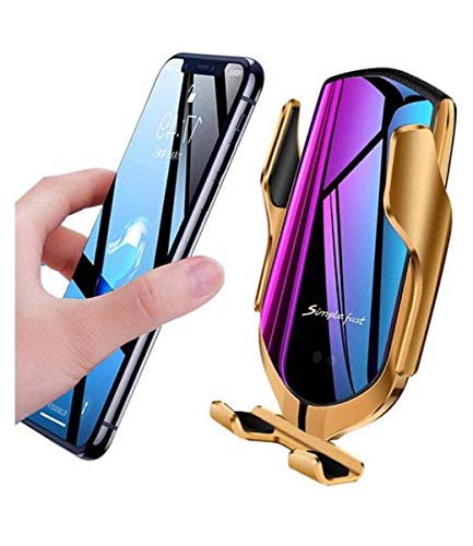 R1 Smart Automatic Clamping Car Wireless Charger for Smart Phone : Amazon.in: Electronics
