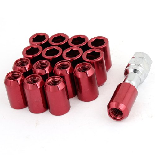 Tuercas Antirrobo M12X1.5Mm Solución Antihurto para Llantas Aftermarket de Acero Cónico de 16 Uds