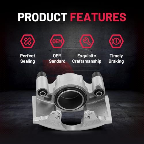 Image of BDFHYK 2pcs Front Disc Brake Caliper Compatible with Cadillac DeVille /Escalade 1992-2000,Compatible with Chevrolet C1500 /C2500, Compatible with GMC C1500 /Savana 2500 1988-2002
