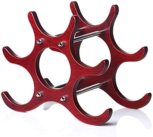 Porte-vin FANDIAO d'étagère de design raffiné pour bouteille rouge