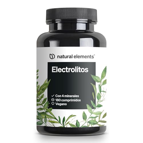Electrolitos en comprimidos – 180 comprimidos con magnesio, calcio, sodio y cloro – con magnesio...