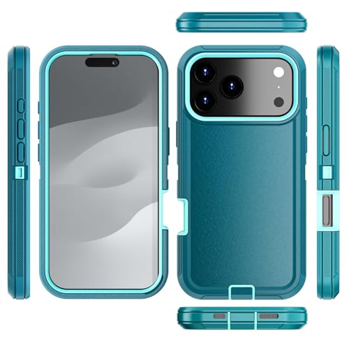 Coque iPhone 17 Air antichoc silicone rigide bleu anti-rayures