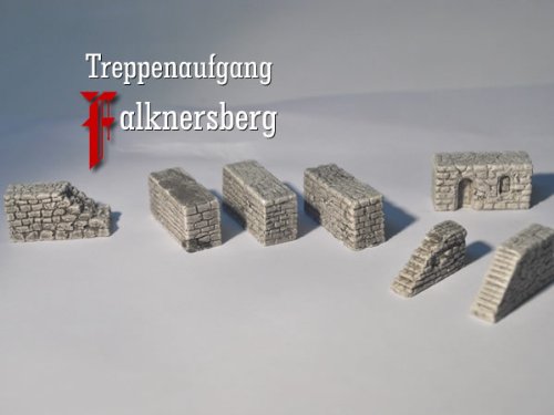 Falknersberg Staircase Kit, Track N, Grey, Small - Image 3
