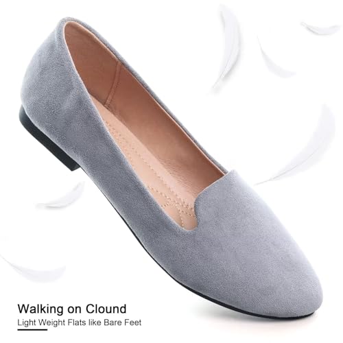 Image of SAILING LU Women Round Toe Comfortable Ballet Flats | Shoes for Women, Dressy, Slip-ons, Loafers