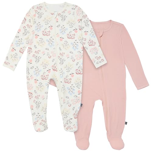 Image of Modern Moments by Gerber unisex-baby Viscose 2-pack Sleep 'N Play With Mitten Cuffs