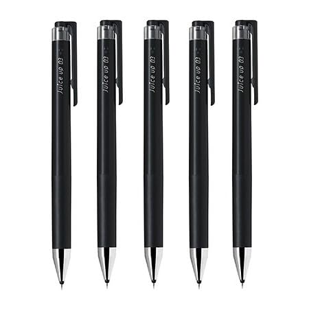 Amazon パイロット ノック式 ゲルインキボールペン ジュースアップ 黒インク 5本セット 0 3 ジェルインクボールペン 文房具 オフィス用品