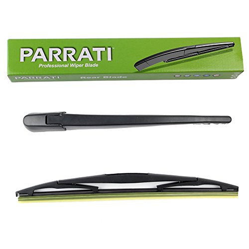 PARRATI Rear Wiper Arm with Blade Set Replacement for Nissan Murano Cube 2004-2016 Rear Wiper Arm and Blade Set