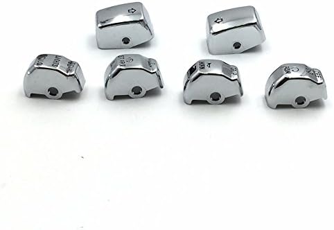 Miniatura 7 de XKH - Cubiertas cromadas para botones de interruptor de control manual para motocicleta, compatibles con Harley Davidson Softail 2011 (excepto