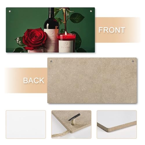 Plaque murale bois rustique pour transformer un mur vide