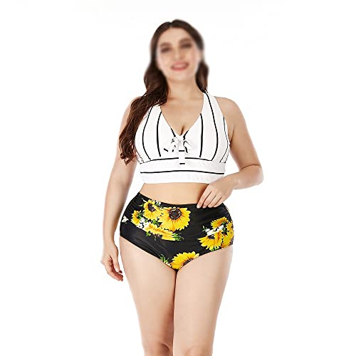 Bikinis de taille plus raffinés et ensemble de maillot de bain à taille haute premium
