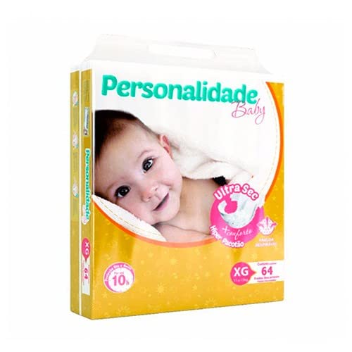 FRALDA INFANTIL PERSONALIDADE ULTRA SEC HIPER XG 64 FRALDAS