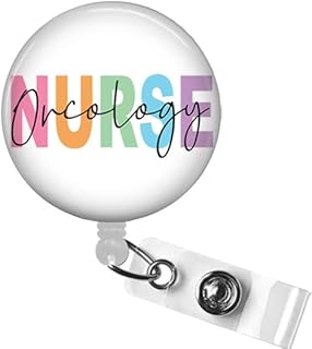 Oncology Nurse Badge Reel, Oncologist Badge ID Holder, Oncology Nurse Cancer Badge Reel, Oncology Nursing Month Gift, Nurse Thank You Gift
