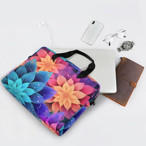 Funda para portátil con diseño Mandala Flowers Rainbow miniatura 7
