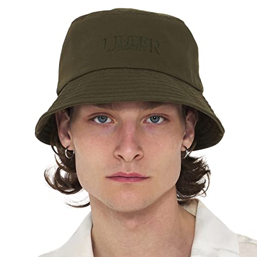 Chapeau bob coréen unisexe coton délavé protection solaire logo